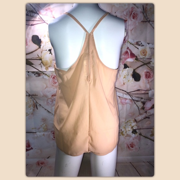 Nude Crochet Lace Cami Tank Top - Picture 8 of 9